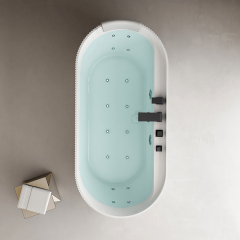 Wholesale High End Quality Acrylic Integrated Bubble Massage Bathtub TW-7131M