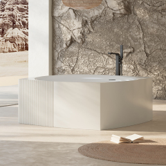 Factory Supply Quality Assurance Unique Shape Integrated Bubble Constant Temperature Heated Massage Bathtub XY-3006M