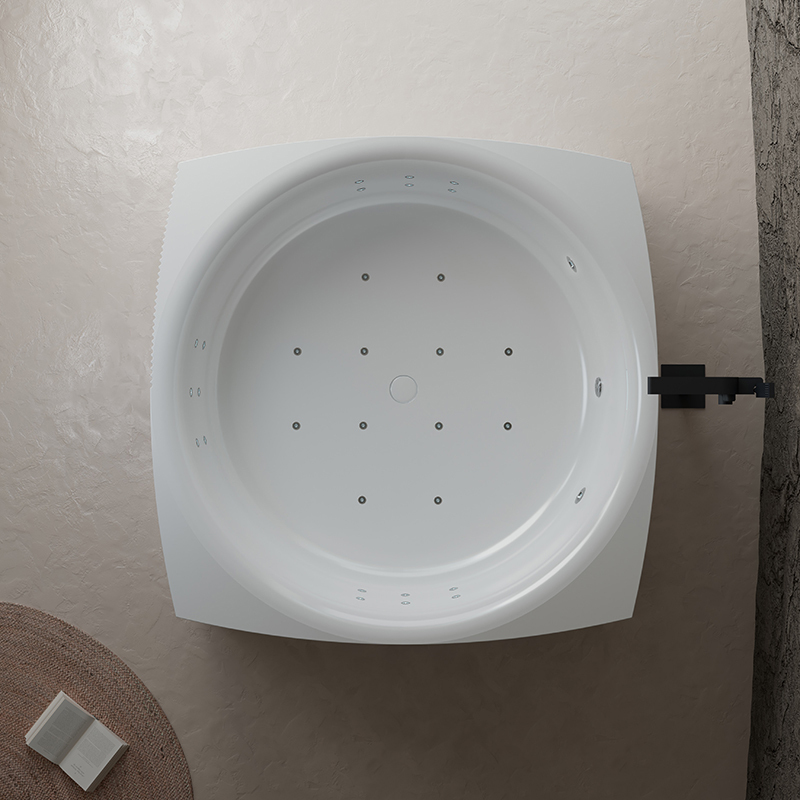 Factory Supply Quality Assurance Unique Shape Integrated Bubble Constant Temperature Heated Massage Bathtub XY-3006M