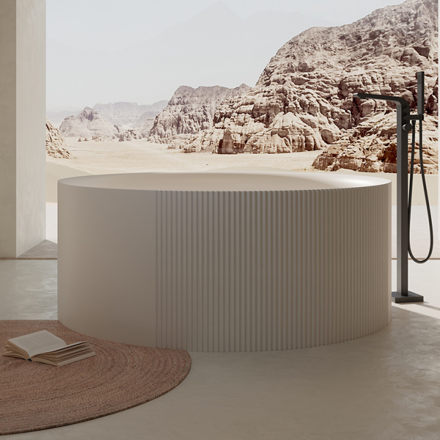 Quality Wholesale Unique Design Round Fluted Bubble Constant Temperature Heated Massage Bathtub XY-3009M