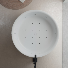 Quality Wholesale Unique Design Round Fluted Bubble Constant Temperature Heated Massage Bathtub XY-3009M