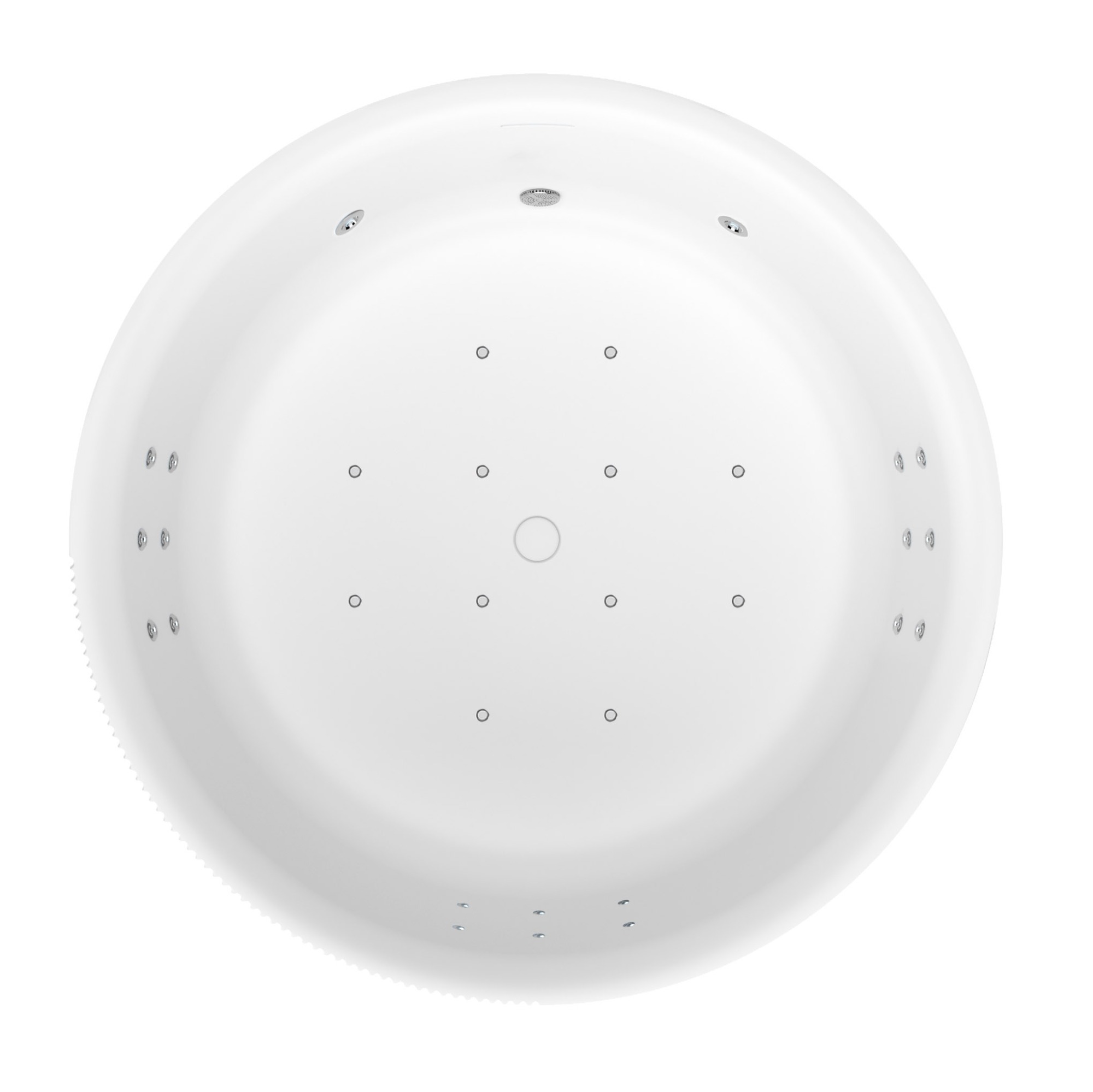 Quality Wholesale Unique Design Round Fluted Bubble Constant Temperature Heated Massage Bathtub XY-3009M