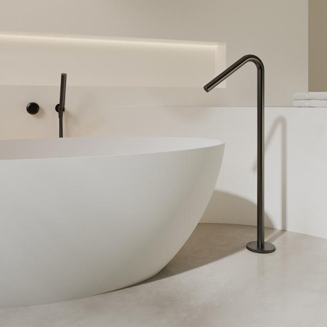 Factory Wholesale Freestanding Minimalist Artificial Stone Bathtub XR-7207