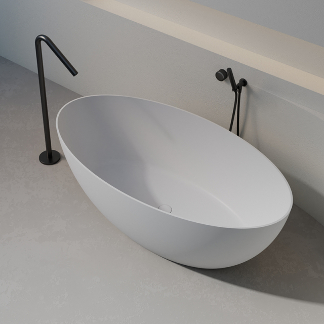 Factory Wholesale Freestanding Minimalist Artificial Stone Bathtub XR-7207
