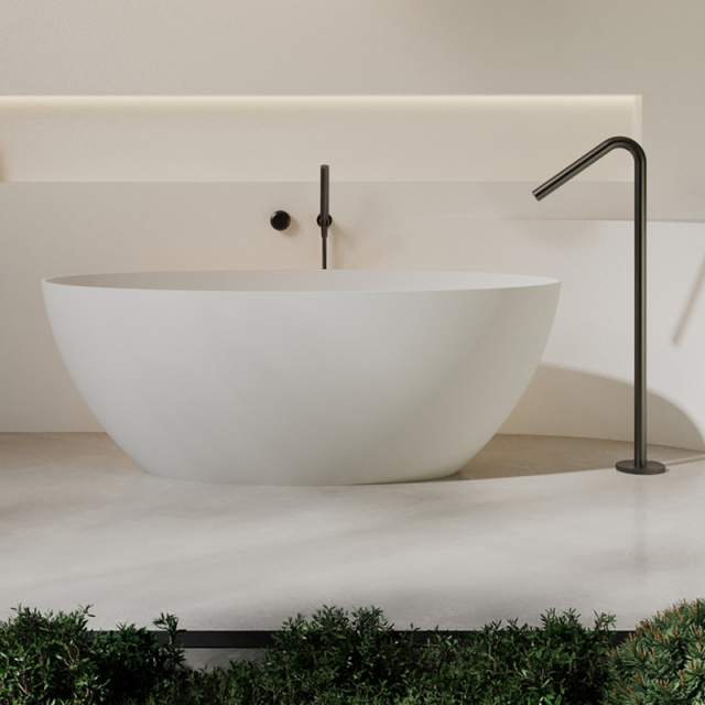 Factory Wholesale Freestanding Minimalist Artificial Stone Bathtub XR-7207