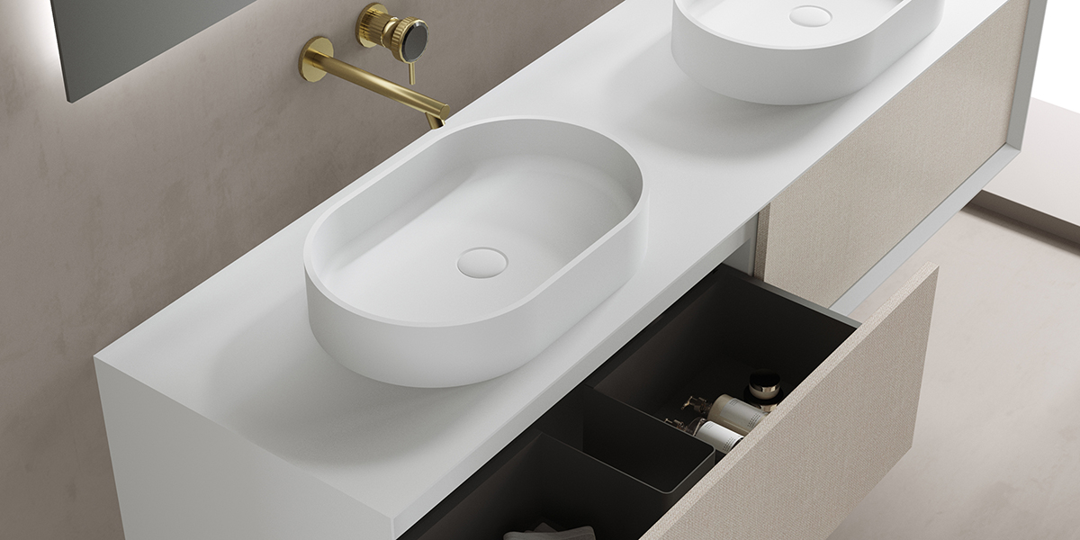 T&W countertop sink bathroom vanity