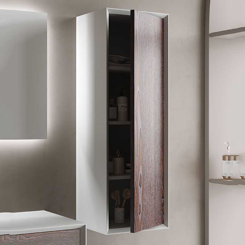Manufacturer Single Counter Top Sink Wall Mounted Hanging Bathroom Vanity Cabinet TW-2219