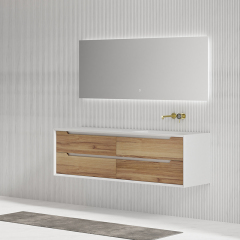 Exporter Single Under Counter Sink Floating Bathroom Vanity Cabinet TW-2803
