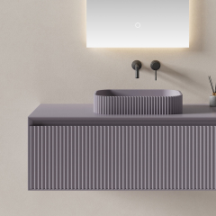 Factory Customized Wall Hung Countertop Sink Bathroom Vanity XV-5881