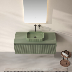 Factory Customized Wall Hung Countertop Sink Bathroom Vanity XV-5881