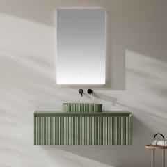 Factory Customized Wall Hung Countertop Sink Bathroom Vanity XV-5881