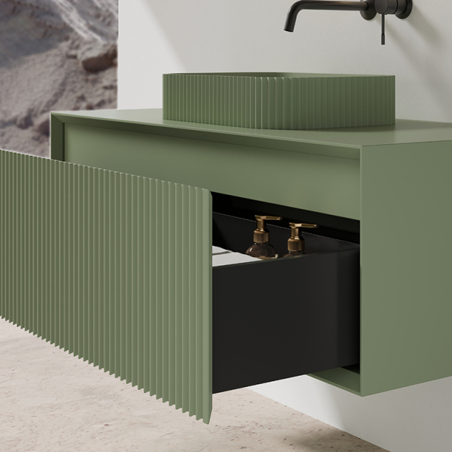 Factory Customized Wall Hung Countertop Sink Bathroom Vanity XV-5881
