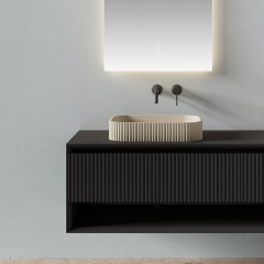 Wholesale High End Quality Floating Bathroom Vanity Set With Double Sinks XV-5890