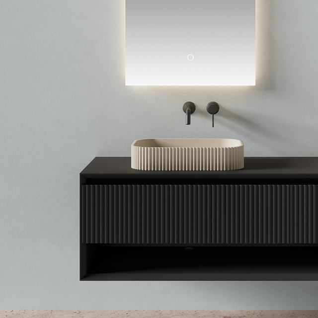 Wholesale High End Quality Floating Bathroom Vanity Set With Double Sinks XV-5890