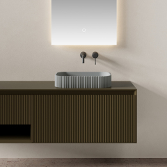 Wholesale Fashion Wall Mounted Bathroom Vanity Set With Sink XV-5896