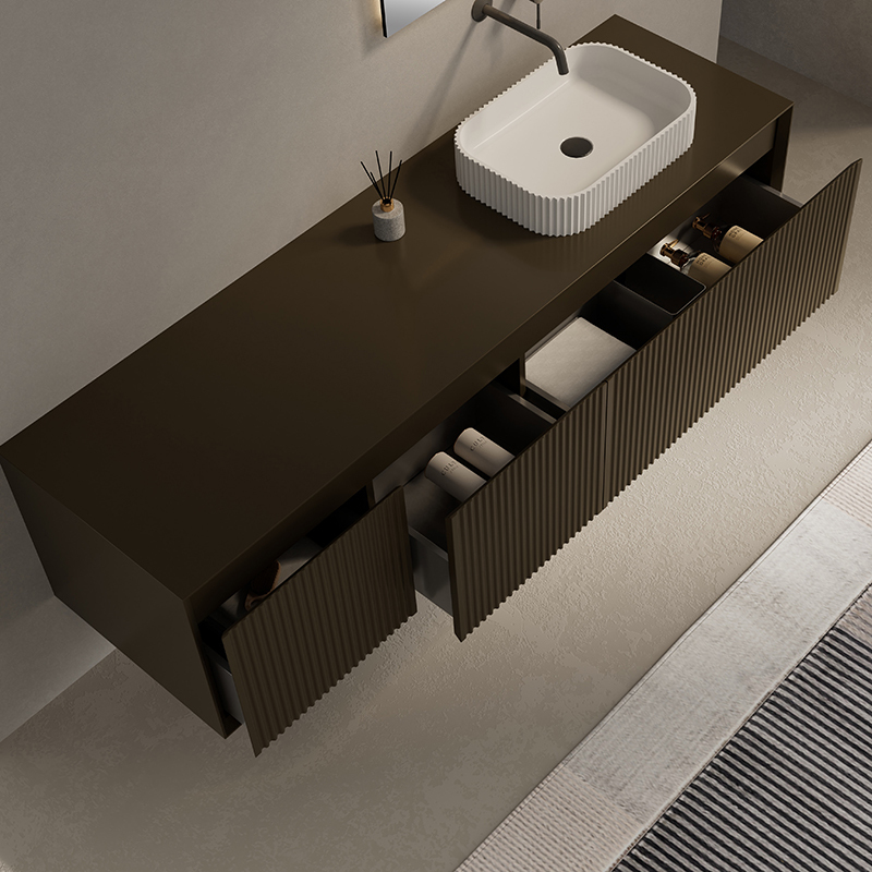 Wholesale Price Large Floating Bathroom Vanity Set With Sink XV-5886