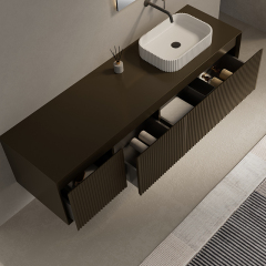 Wholesale Price Large Floating Bathroom Vanity Set With Sink XV-5886