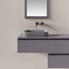 Hot Style Wholesale Wall Mounted Bathroom Vanity Set With Side Cabinet XV-5899