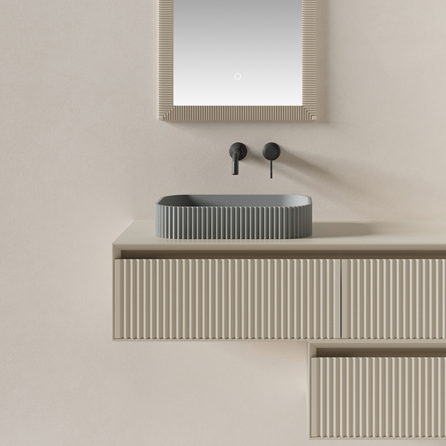 Hot Style Wholesale Wall Mounted Bathroom Vanity Set With Side Cabinet XV-5899