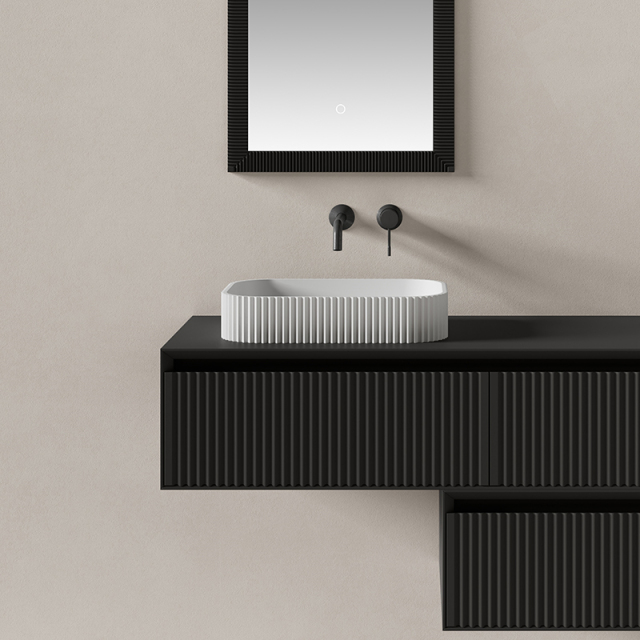 Hot Style Wholesale Wall Mounted Bathroom Vanity Set With Side Cabinet XV-5899