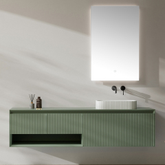 Wholesale Fashion Wall Mounted Bathroom Vanity Set With Sink XV-5896