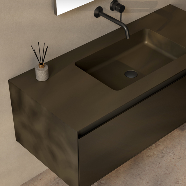 China Wholesale Factory Single Sink Wall Hung Bathroom Vanity Set XV-5981