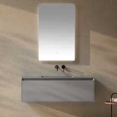 China Wholesale Factory Single Sink Wall Hung Bathroom Vanity Set XV-5981