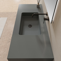 China Wholesale Factory Single Sink Wall Hung Bathroom Vanity Set XV-5981