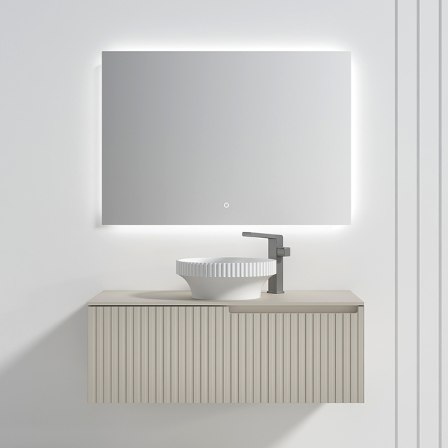 Popular Wholesale Designer Single Counter Top Sink Wall Mounted Bathroom Cabinet WBL-6011