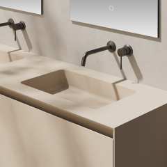 Quality Wholesale Unique Design Double Sinks Wall Hung Bathroom Cabinet Set XV-5982