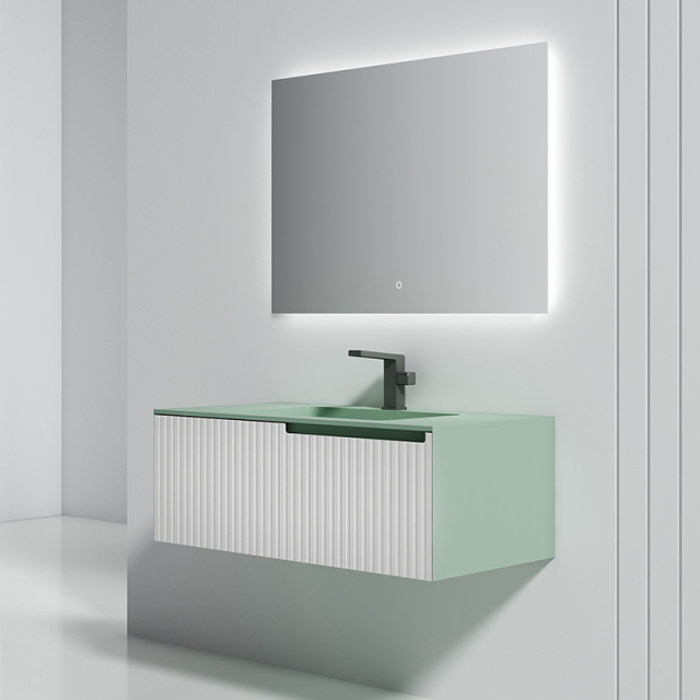 Hot Style Wholesale Undercounter Sink Wall Mounted Bathroom Vanity WBL-6021