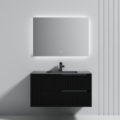 Wholesale Fashion Single Under Counter Sink Wall Mounted Bathroom Cabinet WBL-6111