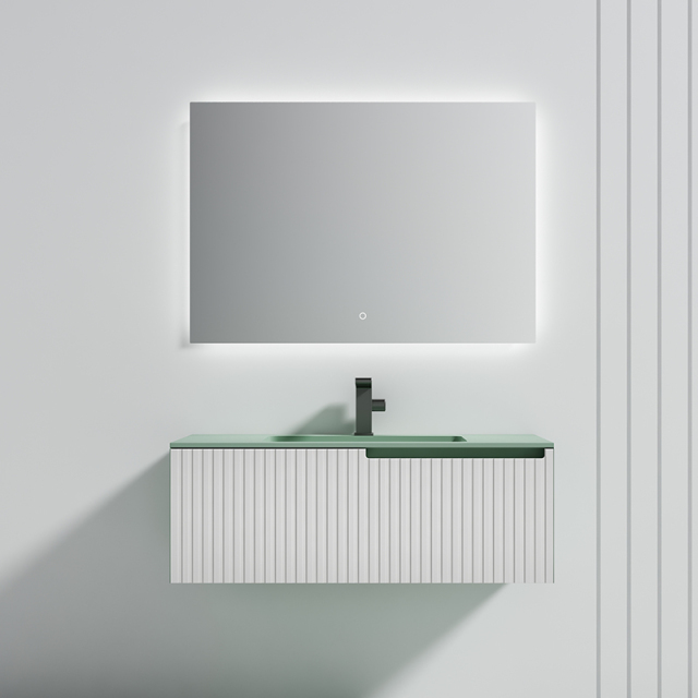 Hot Style Wholesale Undercounter Sink Wall Mounted Bathroom Vanity WBL-6021