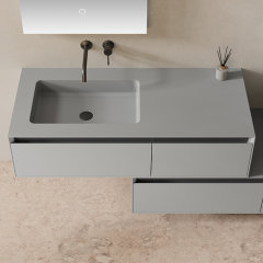 Wholesale Price Floating Bathroom Cabinet Set Large Storage XV-5999