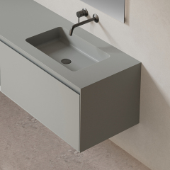 Factory Wholesale Floating Bathroom Cabinet Set Undercounter Sink XV-5996