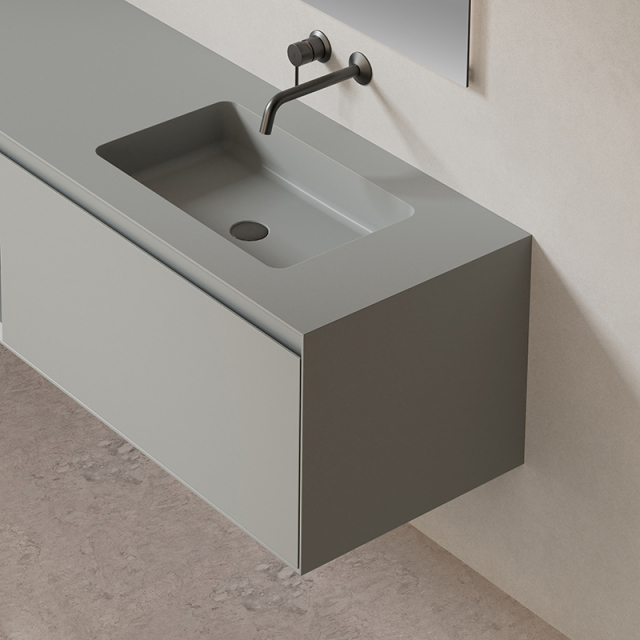 Factory Wholesale Floating Bathroom Cabinet Set Undercounter Sink XV-5996