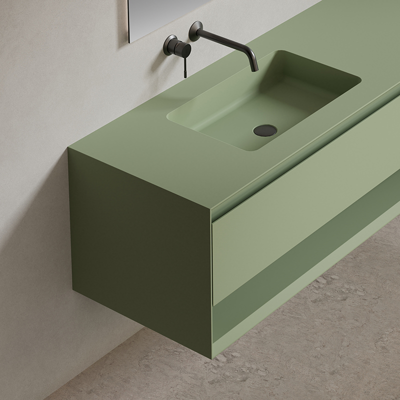 Factory Supply Quality Assurance Floating Bathroom Vanity With Mirror XV-5983