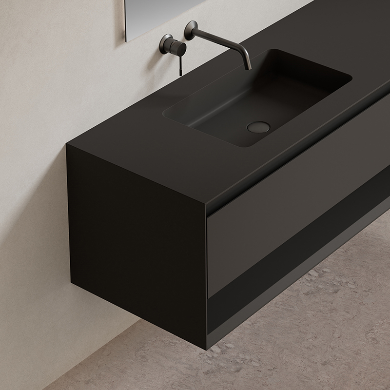 Factory Supply Quality Assurance Floating Bathroom Vanity With Mirror XV-5983