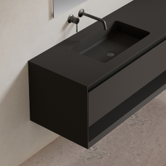 Factory Supply Quality Assurance Floating Bathroom Vanity With Mirror XV-5983