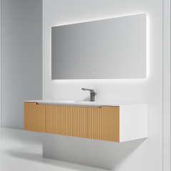 China Wholesale Factory Wall Hung Bathroom Cabinet Unit Undercounter Sink WBL-6023