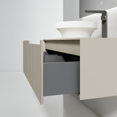 Popular Wholesale Designer Single Counter Top Sink Wall Mounted Bathroom Cabinet WBL-6011