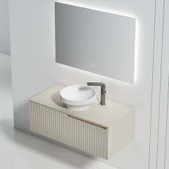 Popular Wholesale Designer Single Counter Top Sink Wall Mounted Bathroom Cabinet WBL-6011