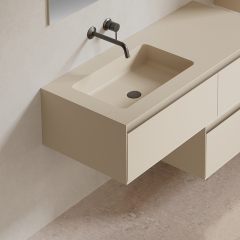 Wholesale Price Floating Bathroom Cabinet Set Large Storage XV-5999