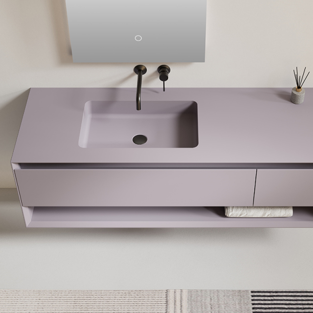Factory Supply Quality Assurance Floating Bathroom Vanity With Mirror XV-5983