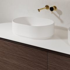 Wholesale Price Double Countertop Sinks Wood Grain Hanging Bathroom Cabinet Set TW-5002