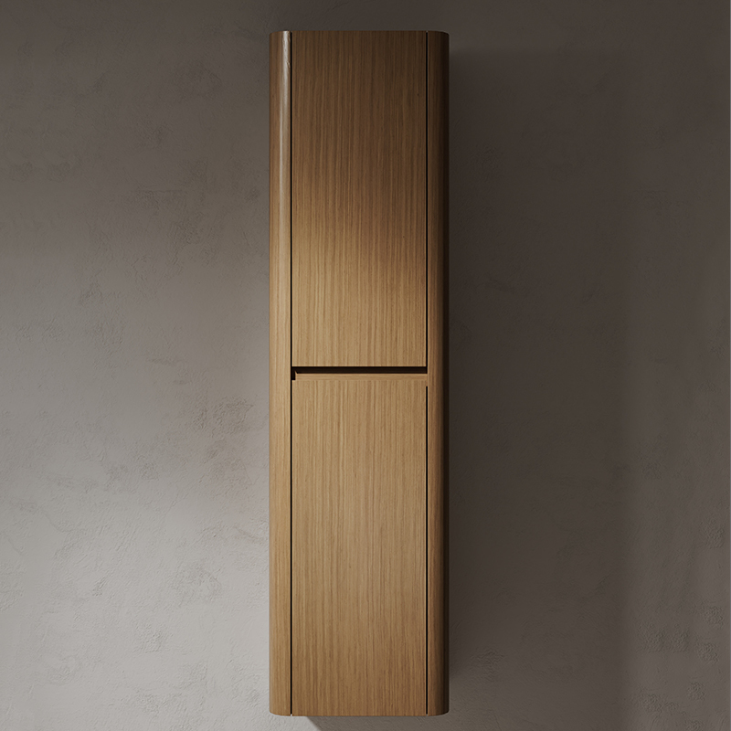 Popular Wholesale Designer Undercounter Sink Wood Color Floating Bathroom Vanity With Side Cabinet TW-5501