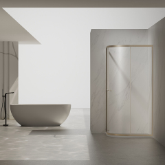 Wholesale Fashion Sliding Quadrant Corner Shower Doors With Long Handles TW07-R-31