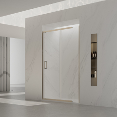 China Wholesale Factory Stainless Steel Sliding Alcove Shower Enclosure Slim Door TW06-S-21