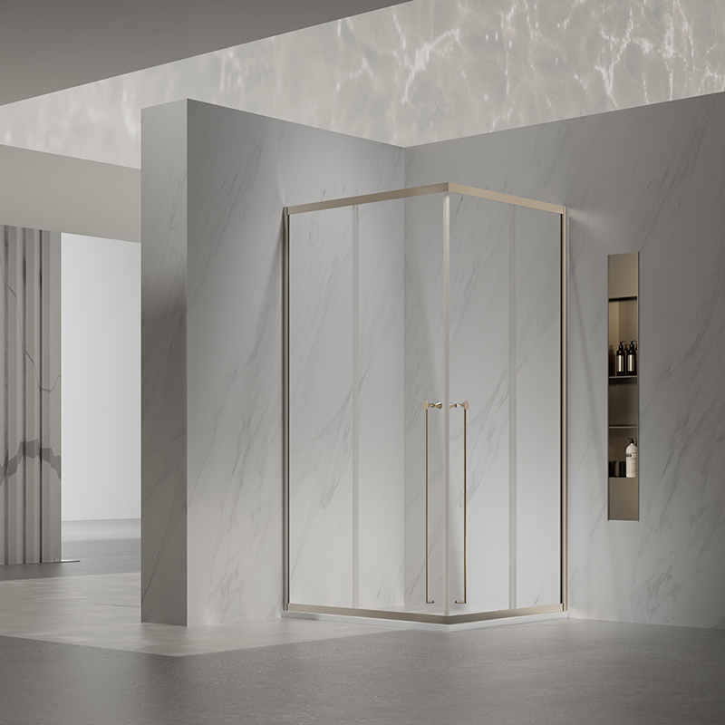 Hot Style Wholesale Sliding Corner Shower Doors With Double Handles TW07-L-42