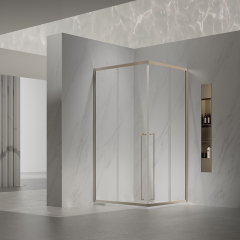 Hot Style Wholesale Sliding Corner Shower Doors With Double Handles TW07-L-42